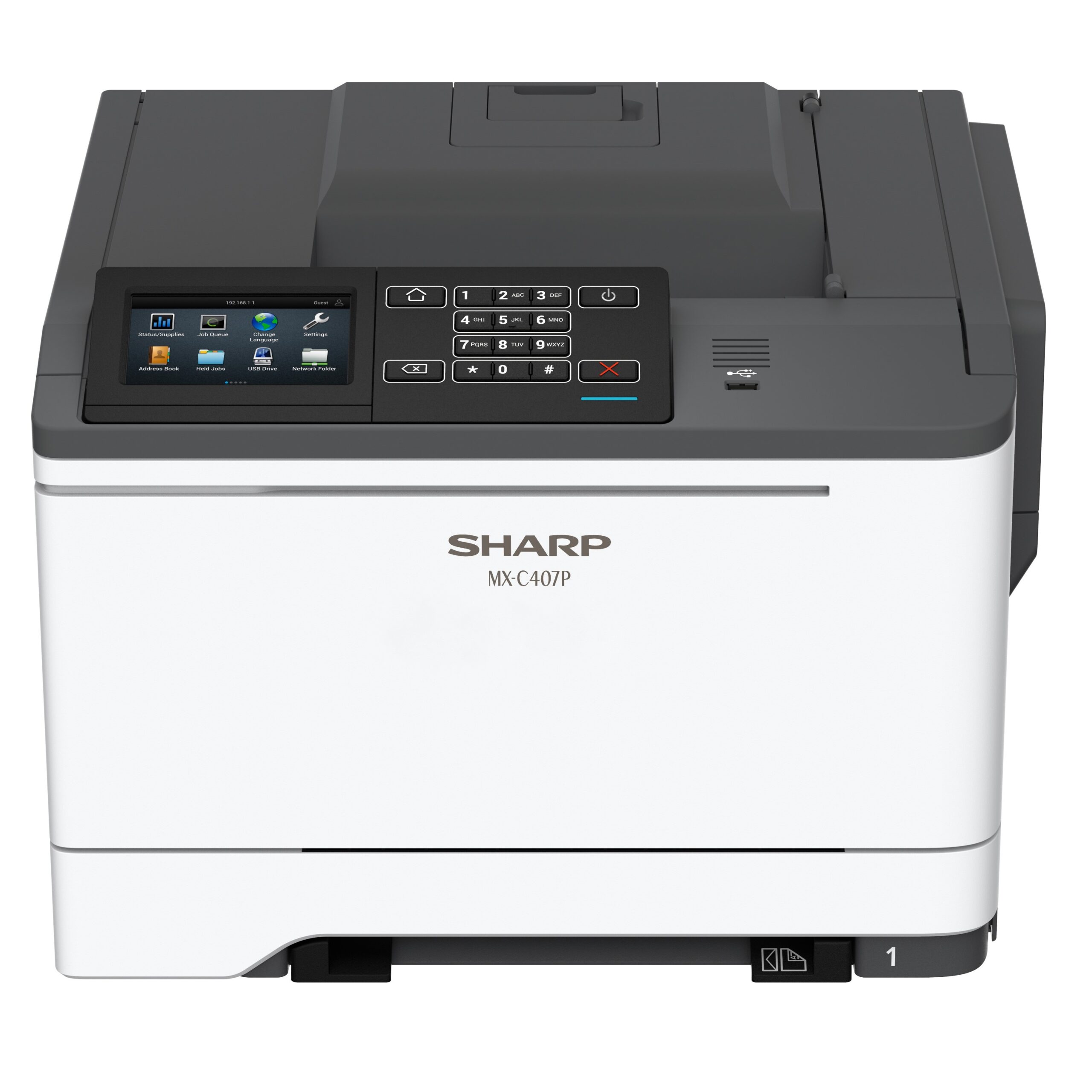 drukarka sharp mx-c407p front